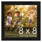 Square Minimalist Grey Picture Frame - UV Acrylic, Foam Board Backing, Hanging Hardware